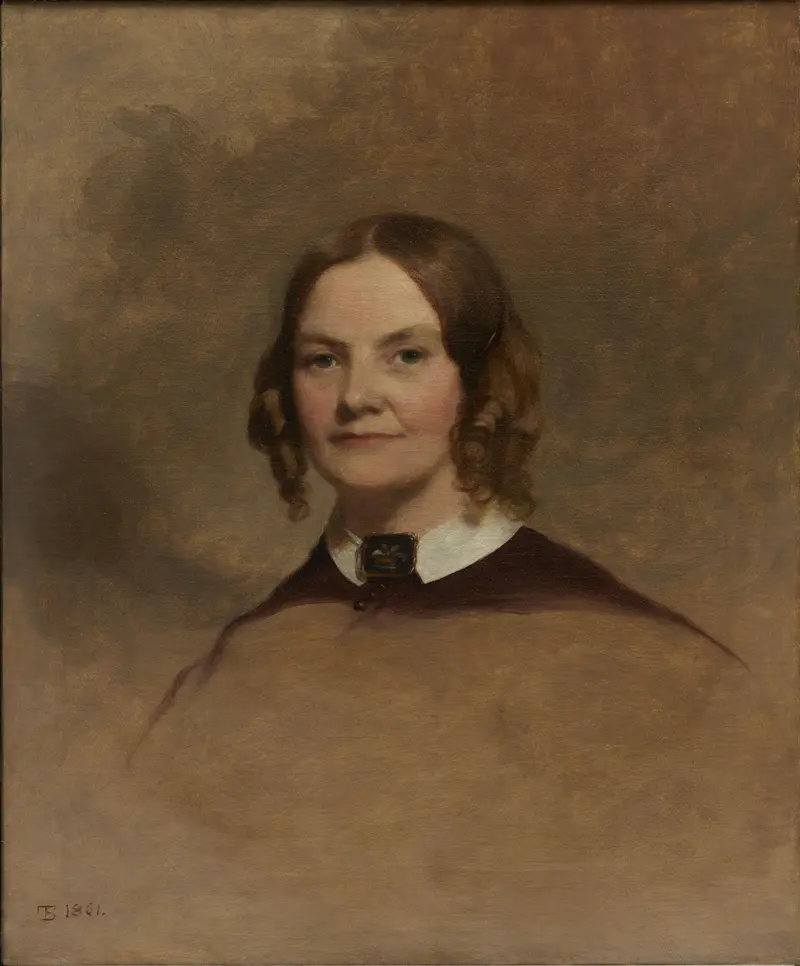 Portrait of Mrs. George H. Crossman by Thomas Sully.