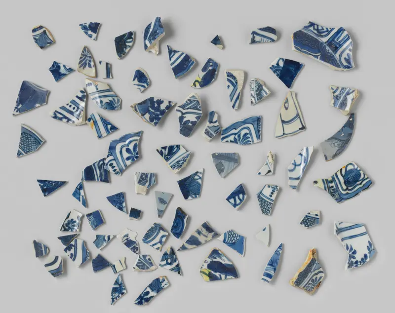 Remnants of a shipwreck in bone by Unknown Artist