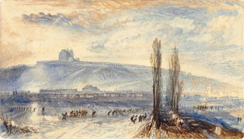 Landscape with light and movement, oil painting by Joseph Mallord William Turner