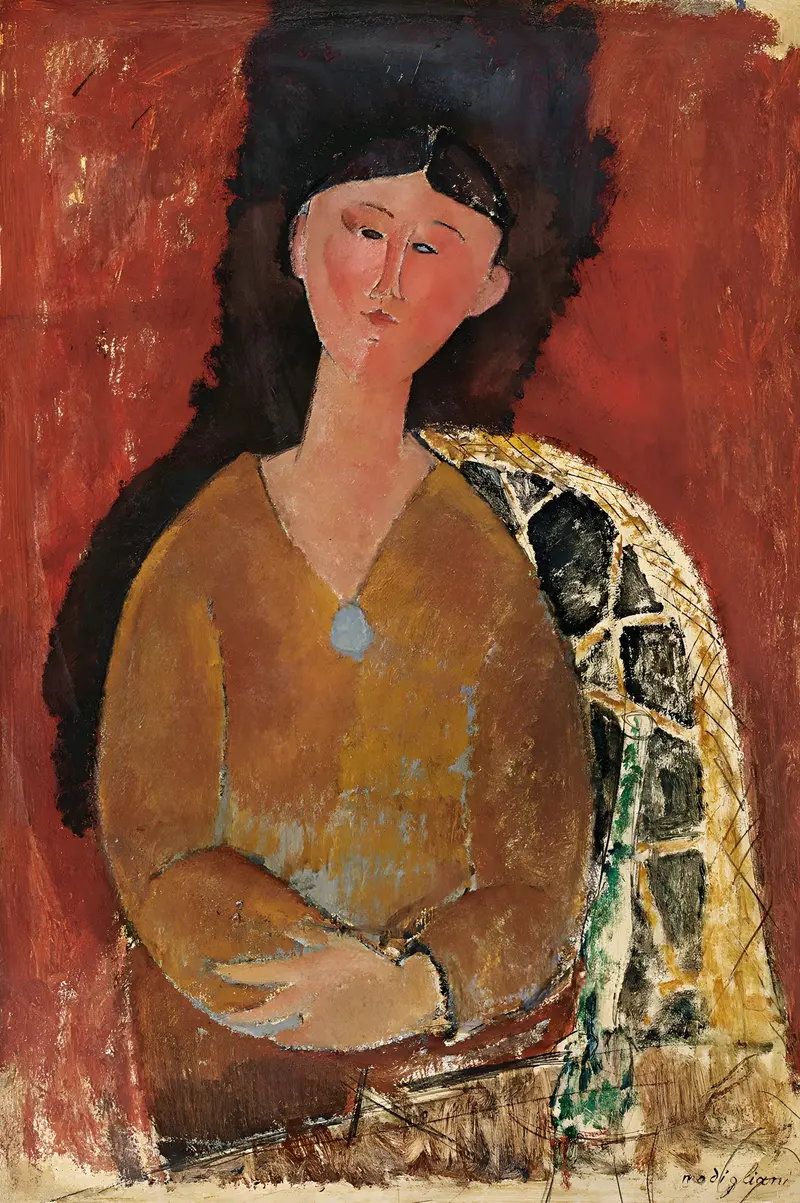 Amedeo Modigliani's portrait of Beatrice Hastings.