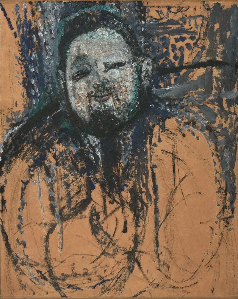 Portrait of Diego Rivera by Amedeo Modigliani, showcasing Rivera's introspective calm.