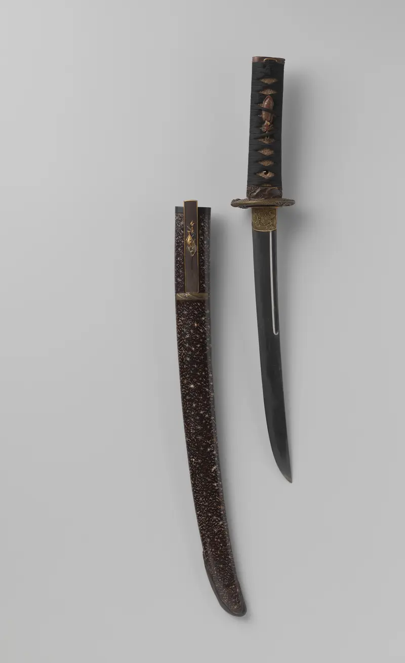 Steel sword by Unknown Artist, featuring ornate hilt and blade