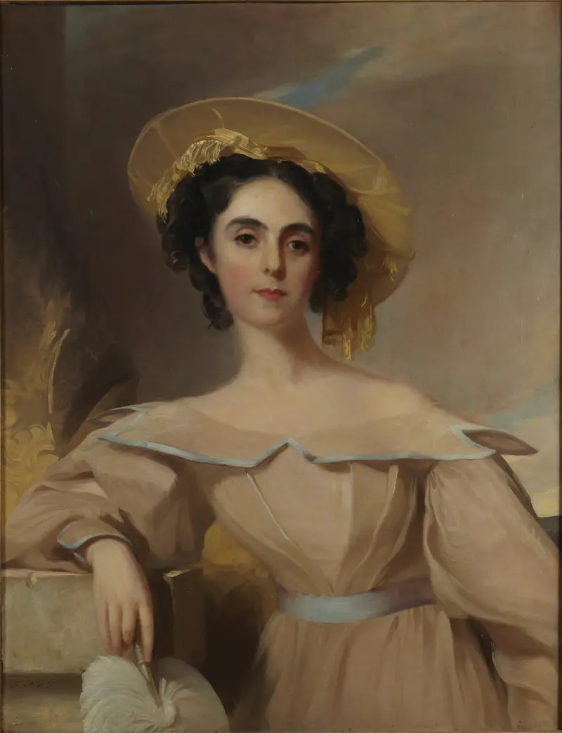 Portrait of Mrs. Charles Gratiot by Thomas Sully.