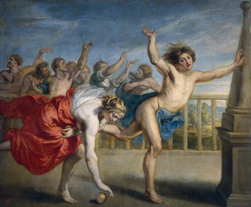 Peter Paul Rubens' 'Hippomenes and Atalanta' captures a moment of tension in a mythological race.