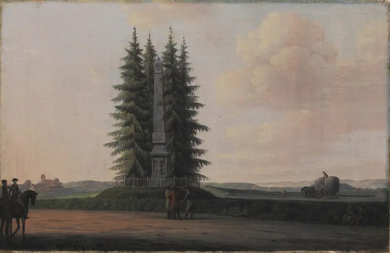 Neoclassicism monument by Erik Pauelsen, 1788