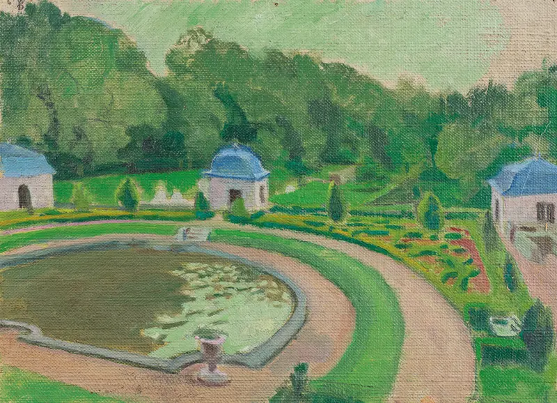 Landscape of Le Château de Rosanbo, oil on canvas by Maurice Denis