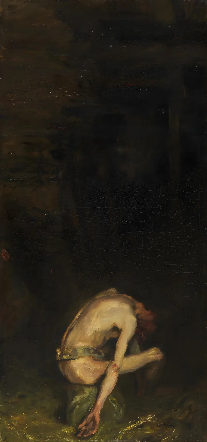 Max Slevogt's 'Der verlorene Sohn 3' captures a poignant moment in a biblical narrative.