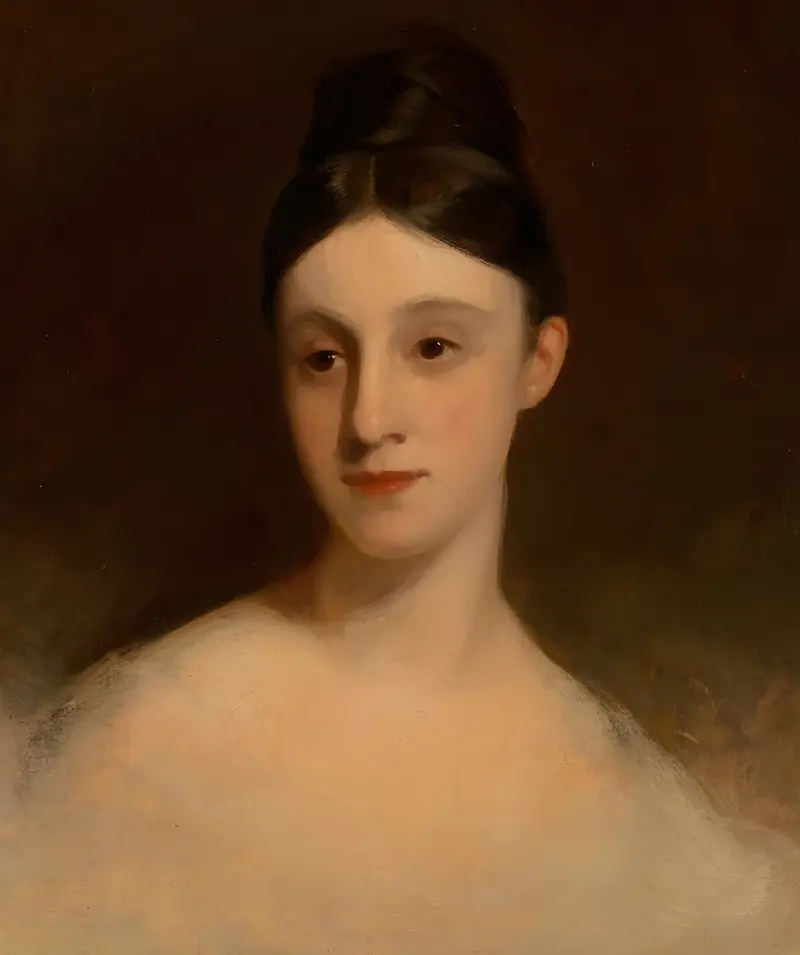 Portrait of Angelina Snider by Thomas Sully.