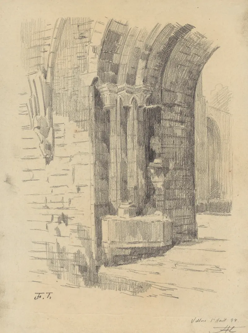 Archway of Villers-la-Ville abbey by Jean-François Taelemans, medium unknown