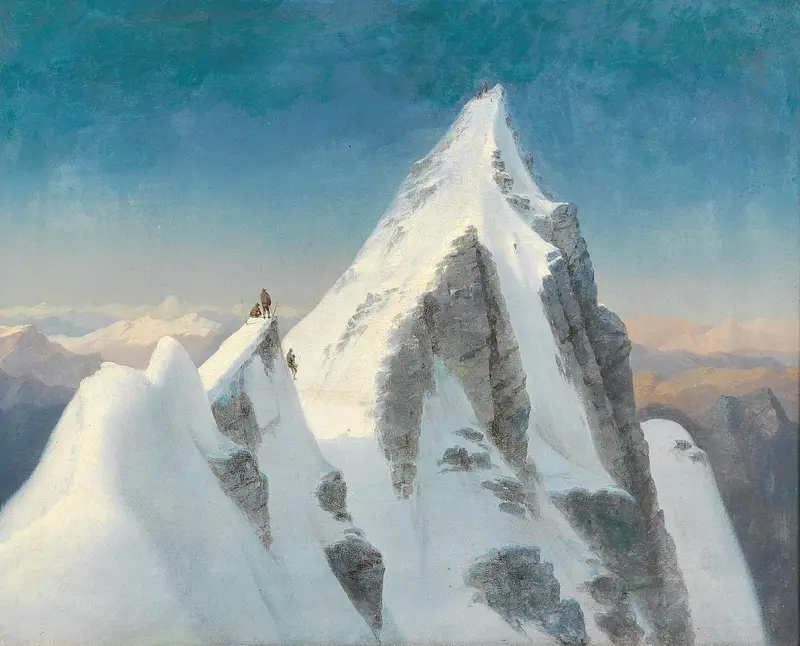 Landscape of The Grossglockner by Markus Pernhart, medium unknown