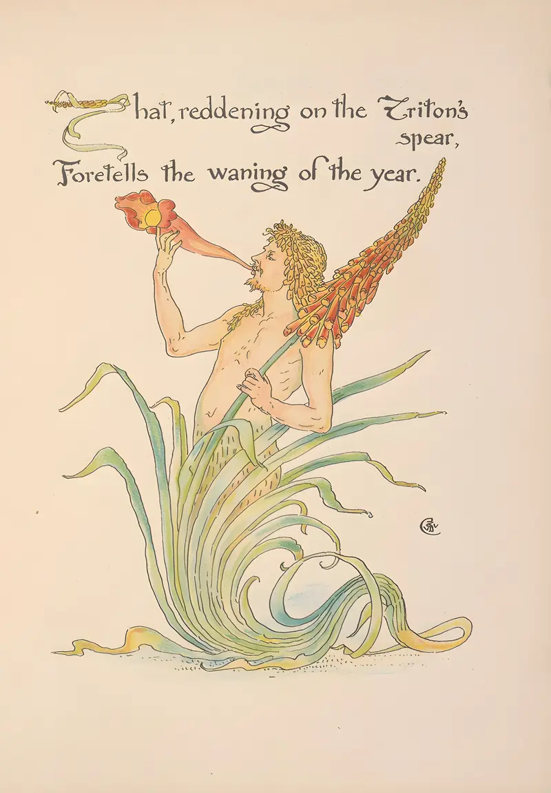 A vibrant depiction of flowers in a decorative style.