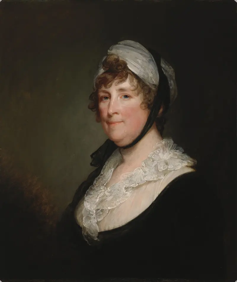 Portrait of Elizabeth Coffin Amory, oil on panel by Gilbert Stuart