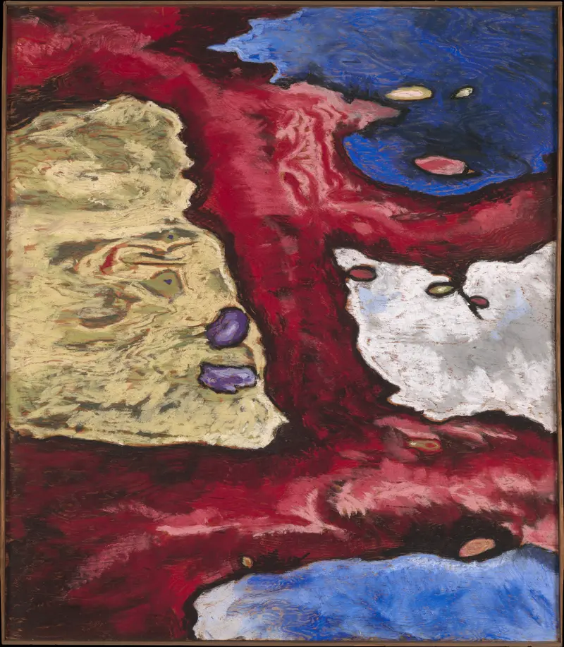 Arthur Dove's 'Tree Forms and Water' features abstract representations of nature.
