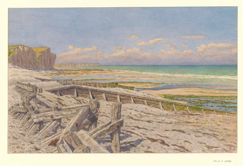 Henri Rivière's 'Quiberville' captures a serene coastal landscape.