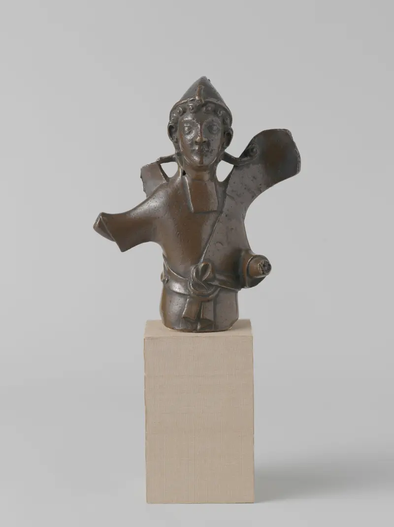 Wood figure from the Mariakerk in Utrecht, carved in wood by Unknown Artist