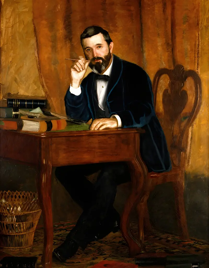 Portrait of Dr. Horatio C. Wood by Thomas Eakins.