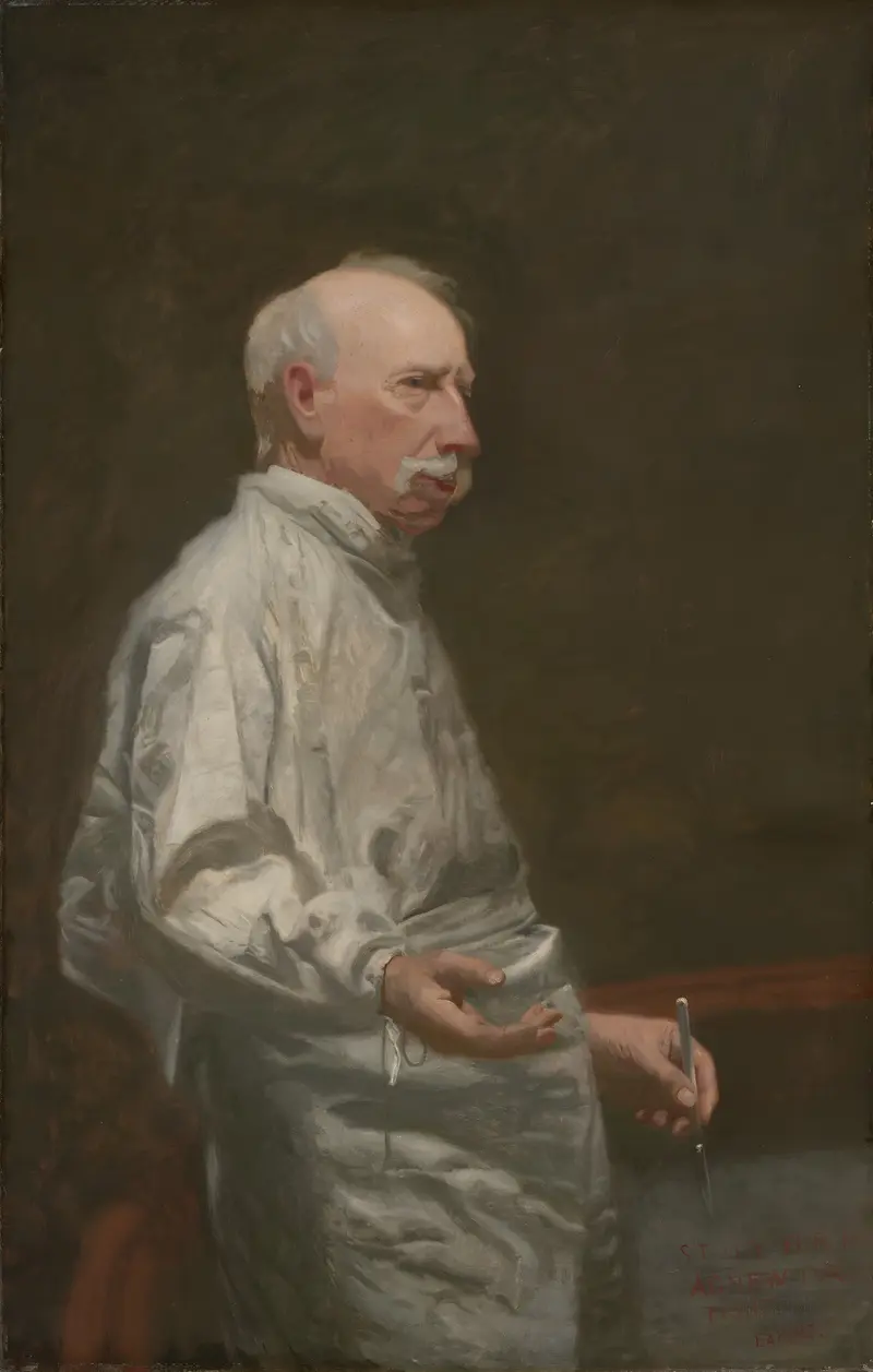 Portrait of Dr. David Hayes Agnew by Thomas Eakins.