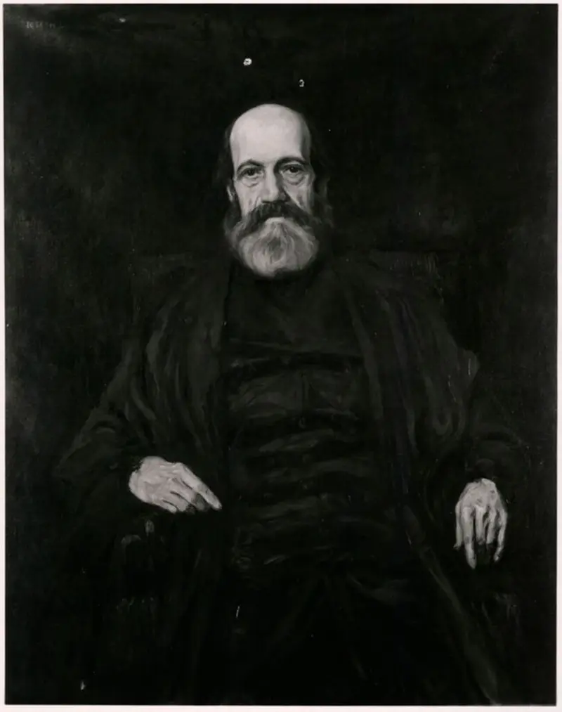 Portrait of Joseph Lovering, oil painting by Joseph Lindon Smith