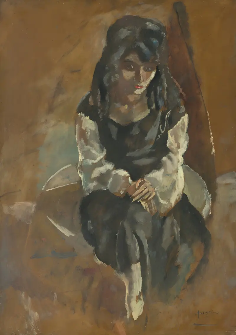 A portrait of a Persian princess by Jules Pascin.
