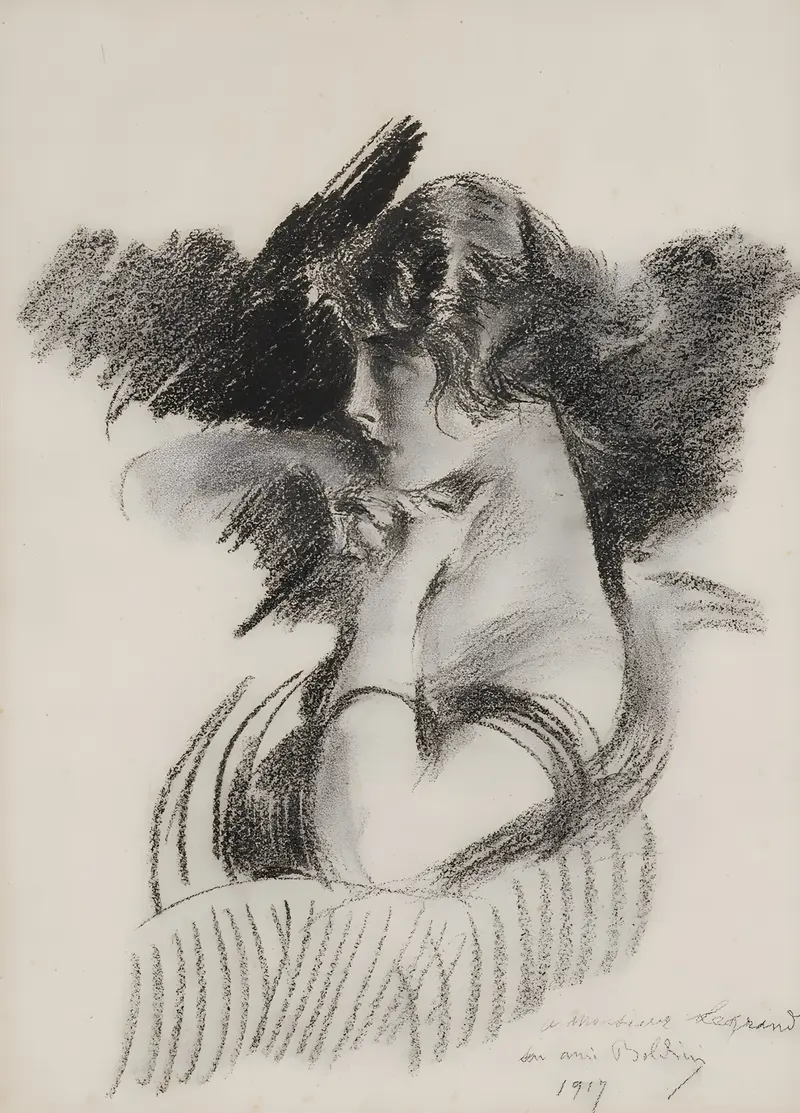 Giovanni Boldini's 'Portrait of a Girl' showcases a young girl with a lively expression.