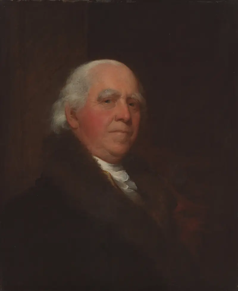 Portrait of Judge Stephen Jones by Gilbert Stuart.