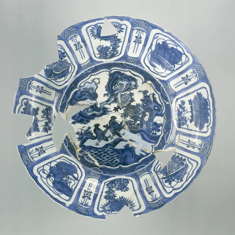 Still life bowl from the Dutch East India Company, paint by Unknown Artist
