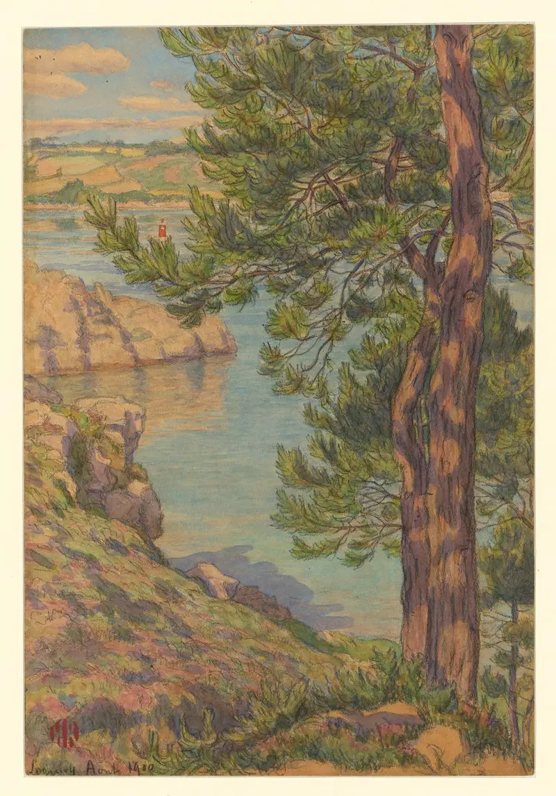 Henri Rivière's 'Loguivy' captures a serene marine landscape.