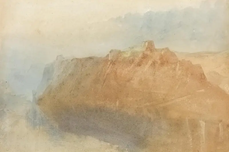 The Fortress of Ehrenbreitstein, landscape, oil painting by Joseph Mallord William Turner