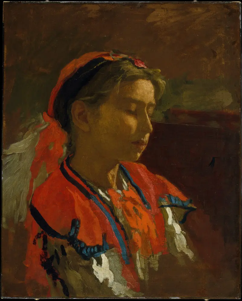Portrait of Carmelita Requena by Thomas Eakins.