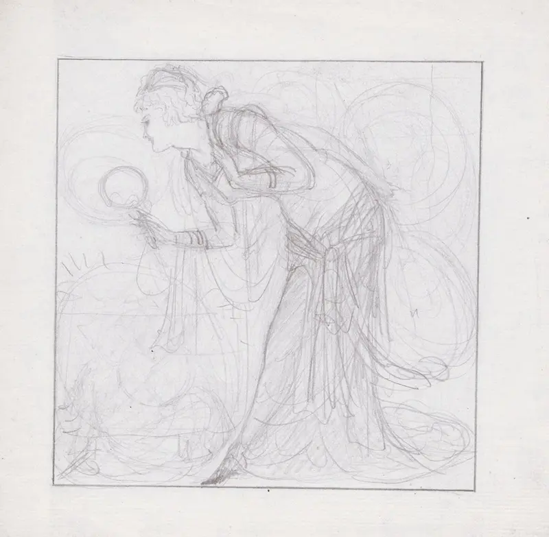 Walter Crane's 'His Majesty the Baby Pl.3' features a whimsical portrayal of a baby in a richly decorated setting.