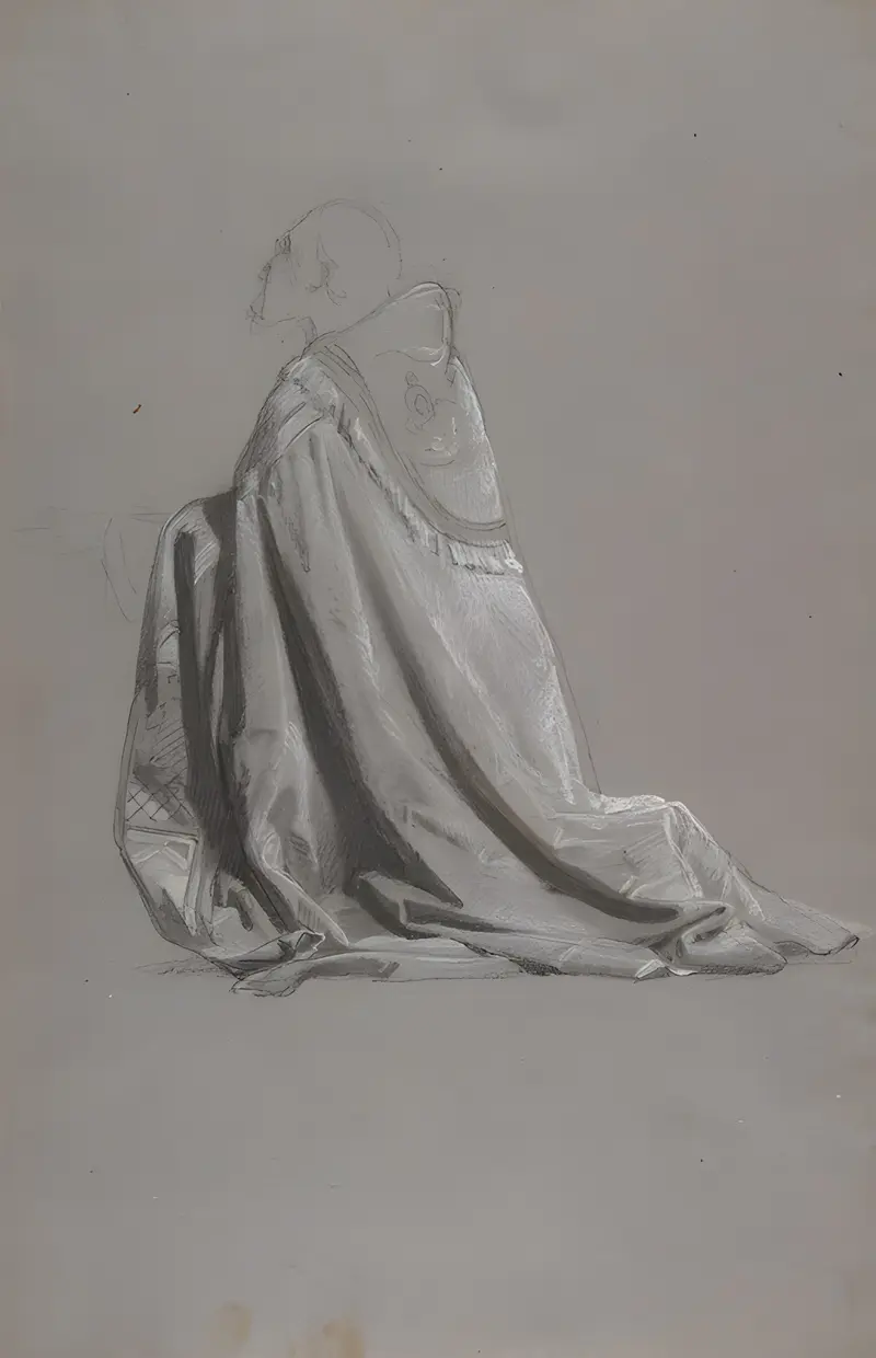 A portrait of a bishop by Isidore Pils.