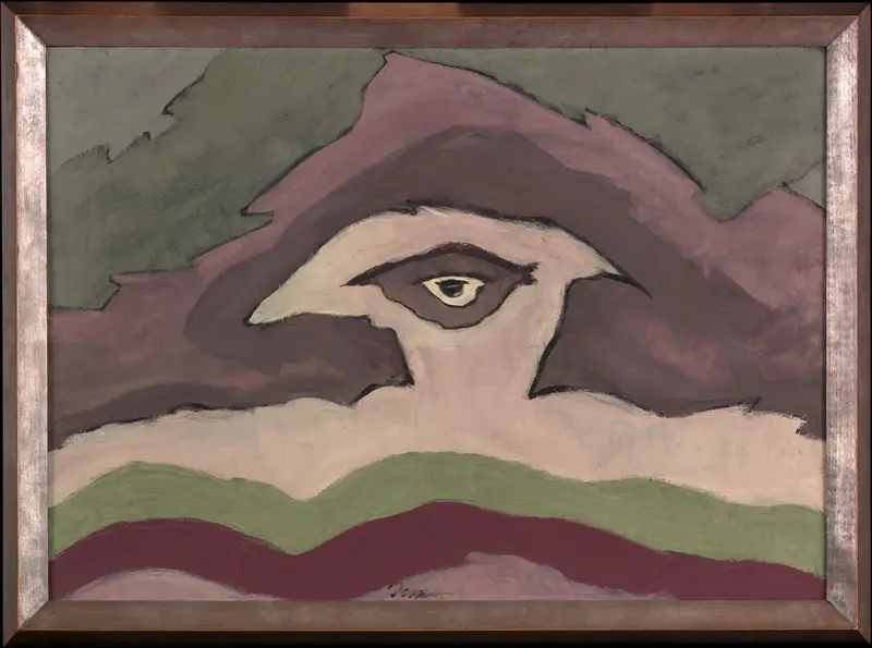 Arthur Dove's 'Storm Clouds' captures the dynamic interplay of color and form in a landscape.