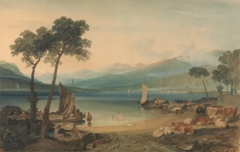 Lake Geneva and Mount Blanc, oil painting by Joseph Mallord William Turner