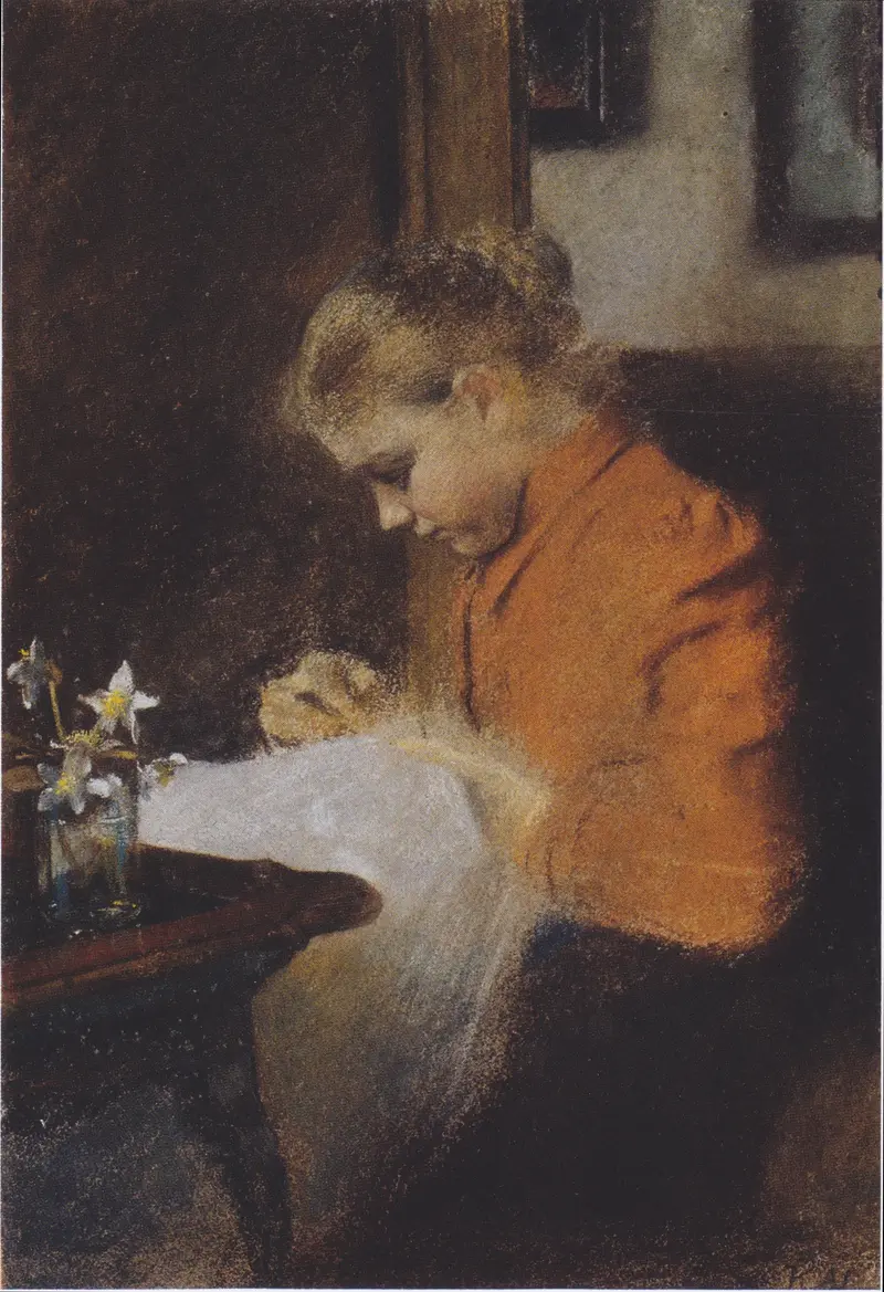 Portrait of Leopoldine Steindl-Moser by Koloman Moser.