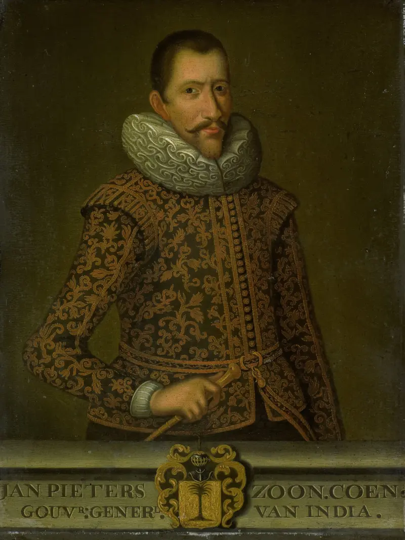 Portrait of Jan Pietersz Coen, oil on panel by unknown artist