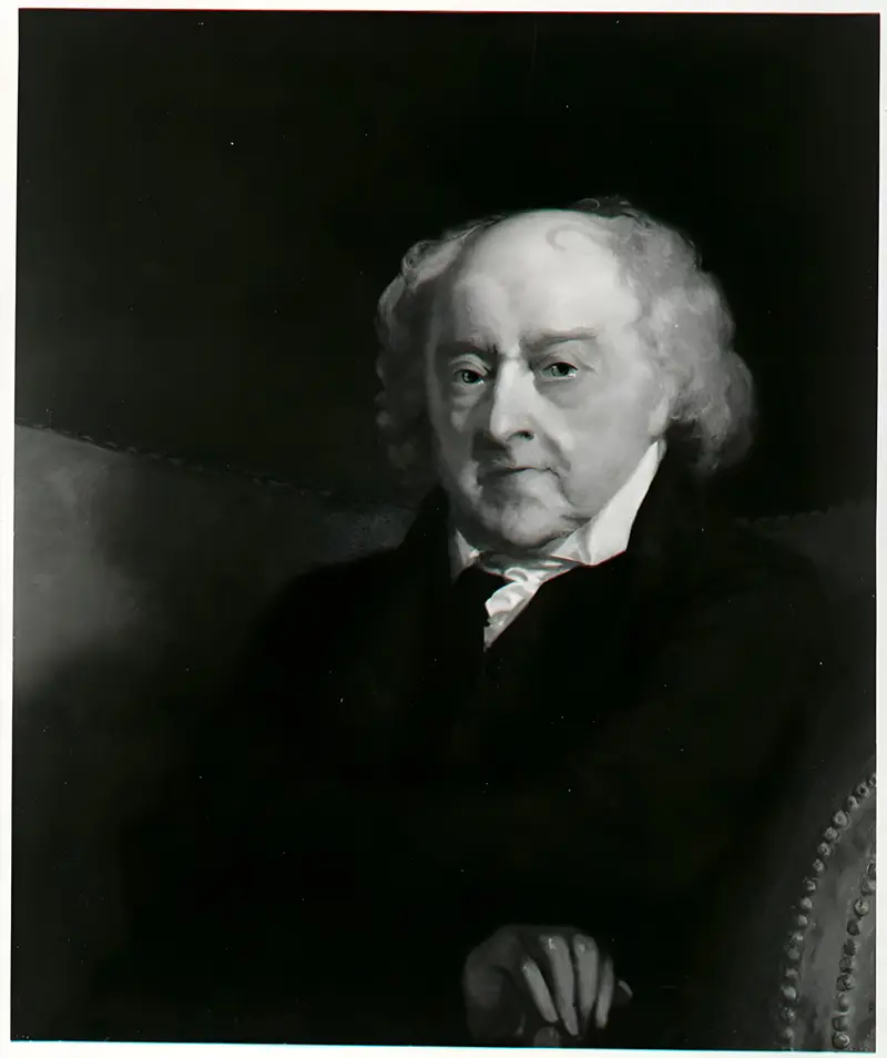 Portrait of John Adams, oil on canvas by an unidentified artist