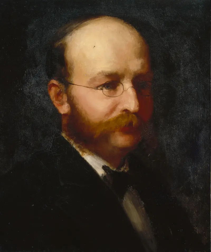 Portrait of John Knowles Paine, oil on canvas by Caroline A. Cranch