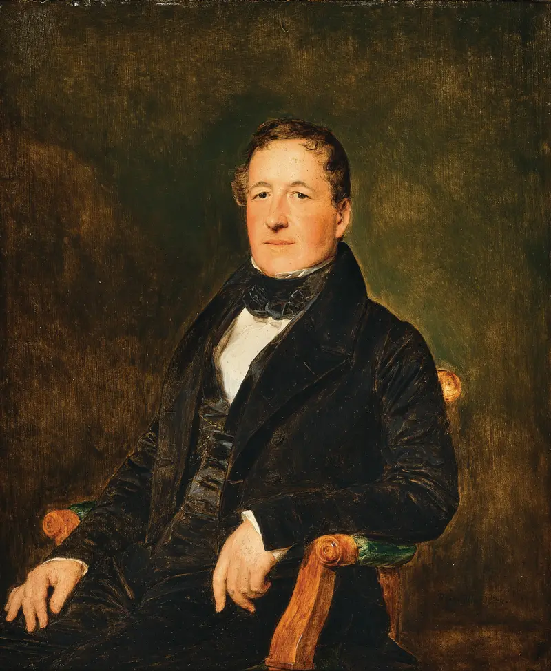 Portrait of Friedrich Eltz by Ferdinand Georg Waldmüller showcases detailed realism.