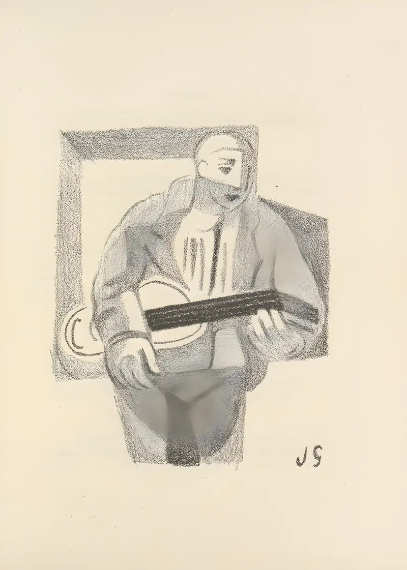 Juan Gris's painting 'As a wife has a cow Pl.2' showcases a unique Cubist style.