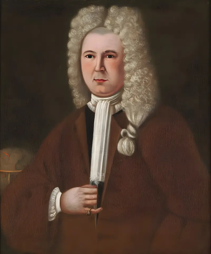 Portrait of Captain Thomas Daggett, oil on canvas by an unidentified artist