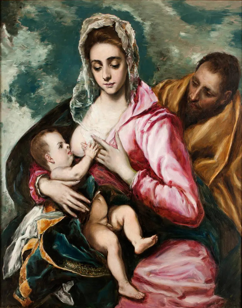 A depiction of the Holy Family by Raimundo de Madrazo y Garreta.