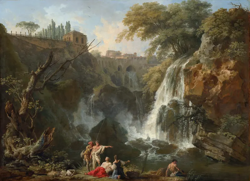 The Waterfalls at Tivoli, oil painting by Claude-Joseph Vernet