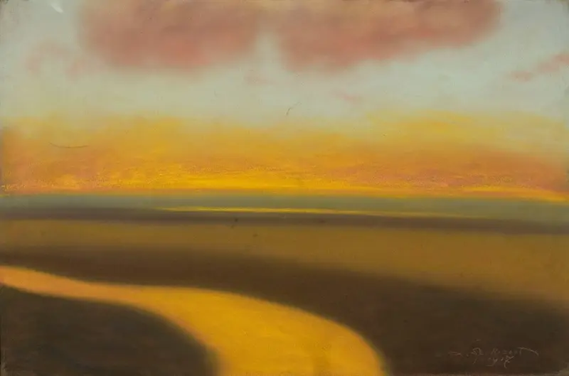 A serene marine landscape by Léon Spilliaert.
