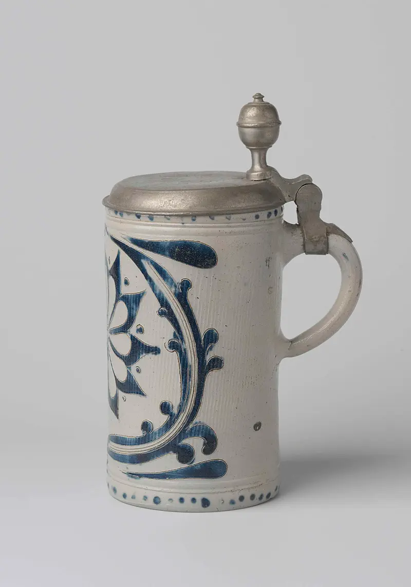 Rococo tankard with floral motif, Unknown Artist