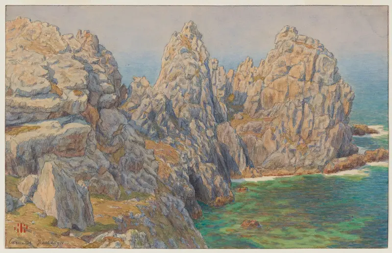 Still life of peas at twilight by Henri Rivière, 1911