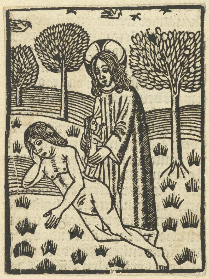 Figurative drawing on paper by Unknown Artist depicting a female figure in soft fabric.