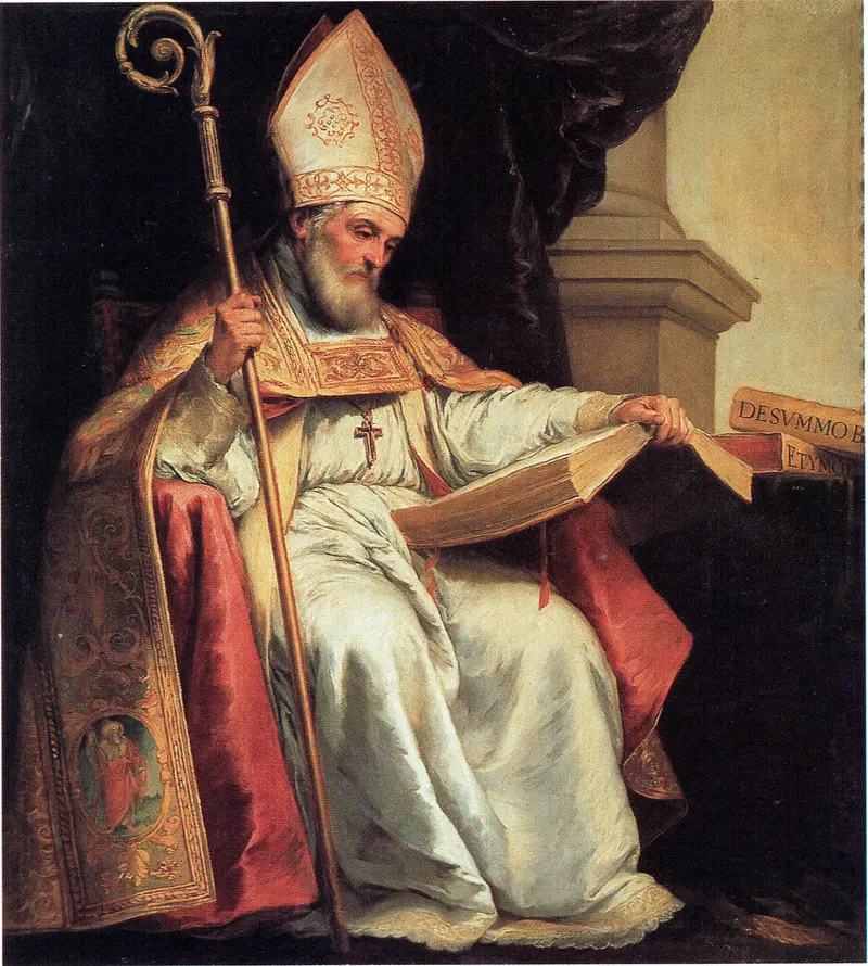 Saint Isidor of Sevilla by Bartolomé Estebán Murillo depicts the saint in a moment of contemplation.