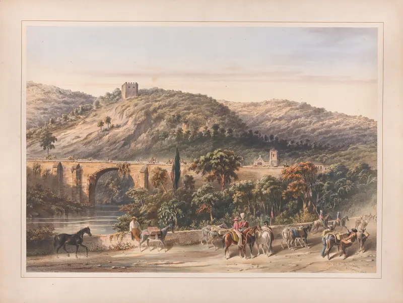 Landscape depicting Mexico by Daniel Thomas Egerton, medium unknown