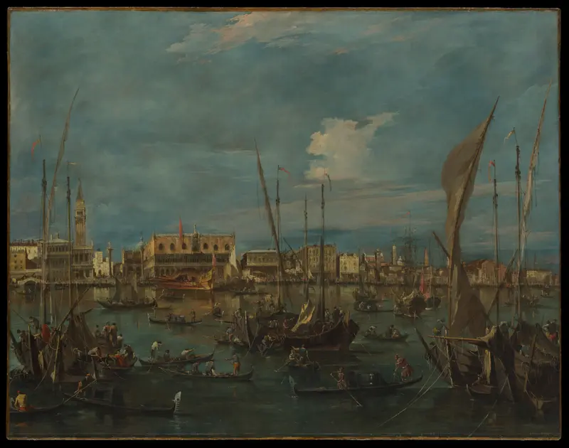 Venice from the Bacino di San Marco, oil on canvas by Francesco Guardi