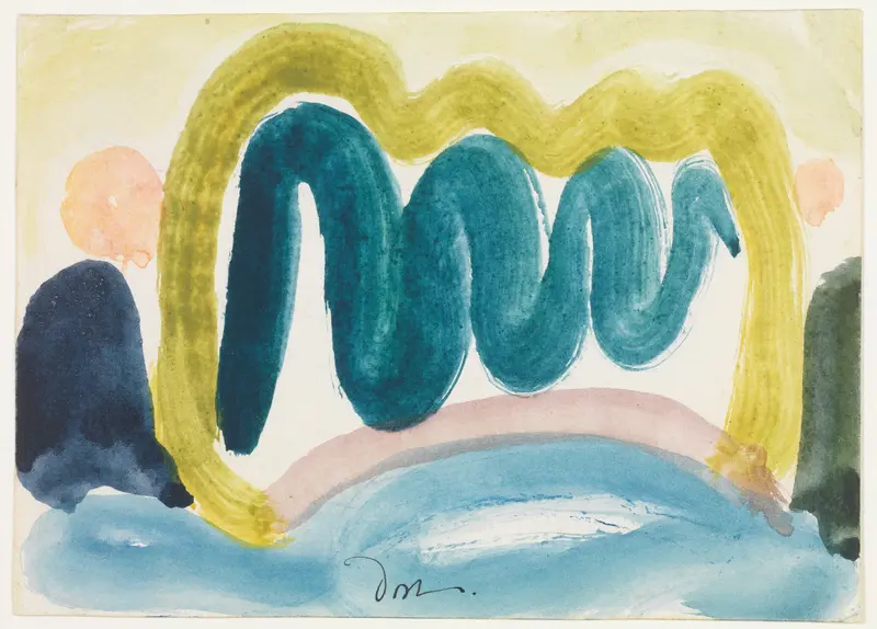 Arthur Dove's 'Pond in Sunlight' captures a serene landscape with vibrant colors.